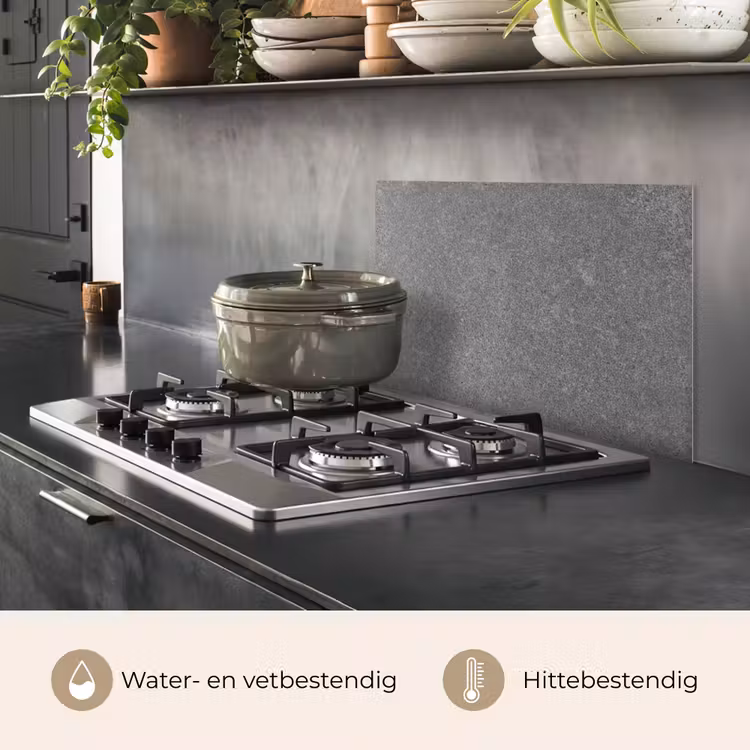 Spatscherm keuken - Beton - Patronen - Cement - Vintage - Textuur - Rustiek — 7