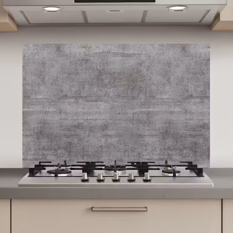 Spatscherm keuken - Beton - Patroon - Antiek — 1