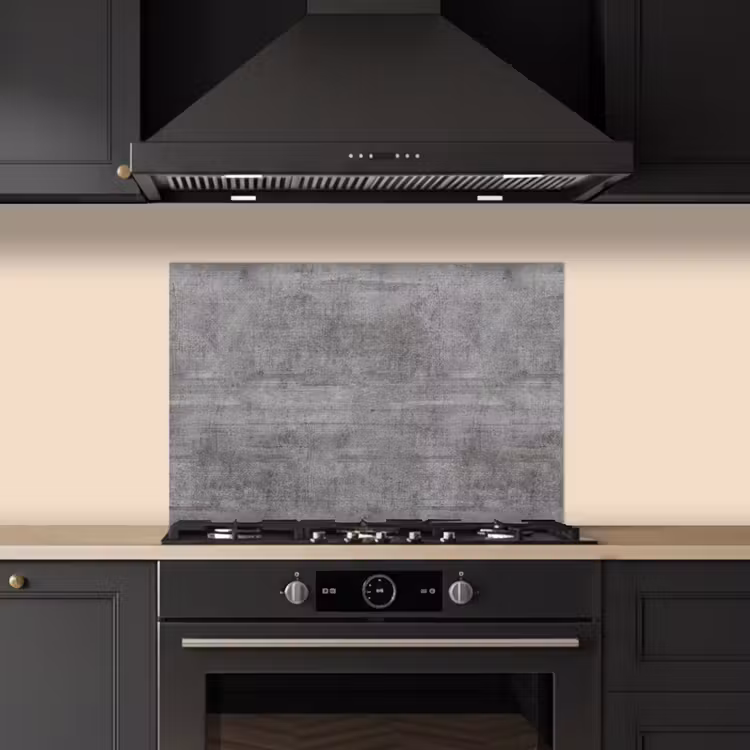 Spatscherm keuken - Beton - Patroon - Antiek — 2