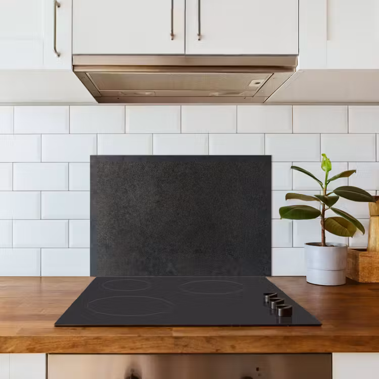 Spatscherm keuken - Industrieel - Beton - Grijs - Structuren - Retro — 6