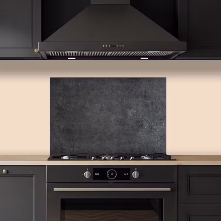 Spatscherm keuken - Industrieel - Leisteen - Grijs - Structuur - Beton — 2