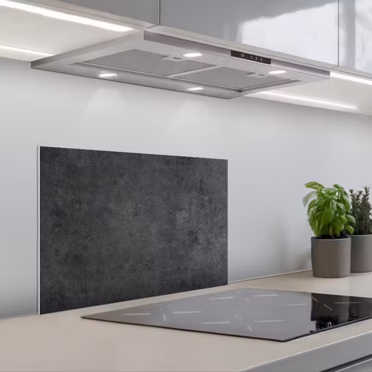 Spatscherm keuken - Industrieel - Leisteen - Grijs - Structuur - Beton — 5