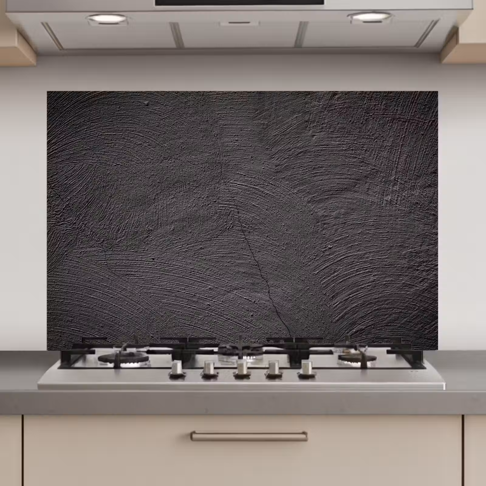 Spatscherm keuken - Gelaagdheid van Tijd — 1