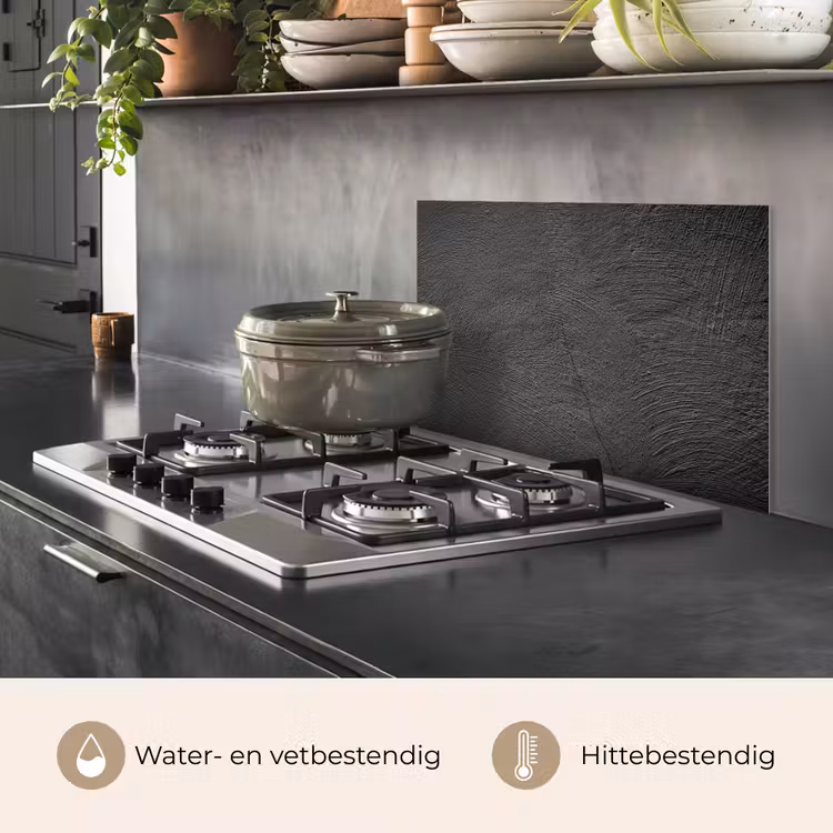 Spatscherm keuken - Gelaagdheid van Tijd — 7