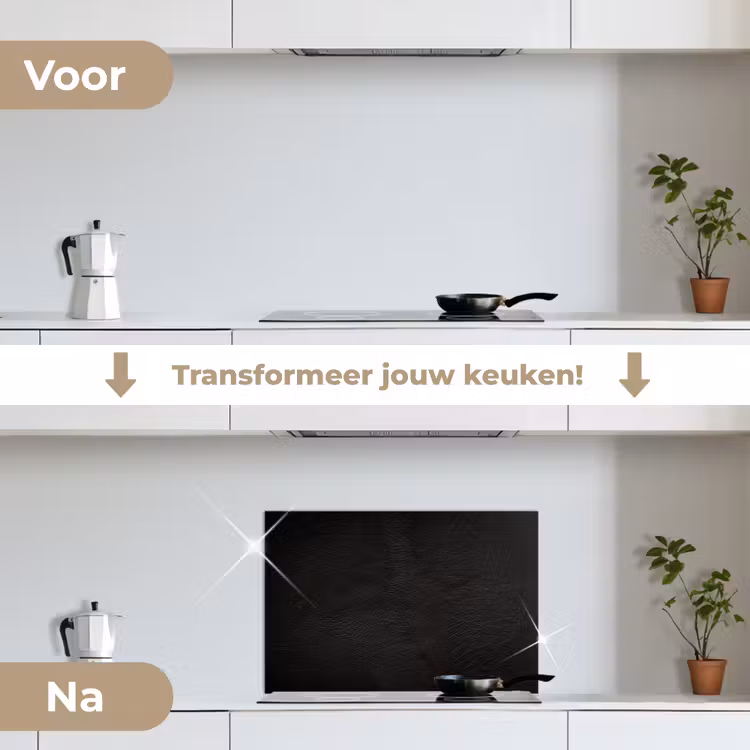 Spatscherm keuken - Duistere Cirkels — 3