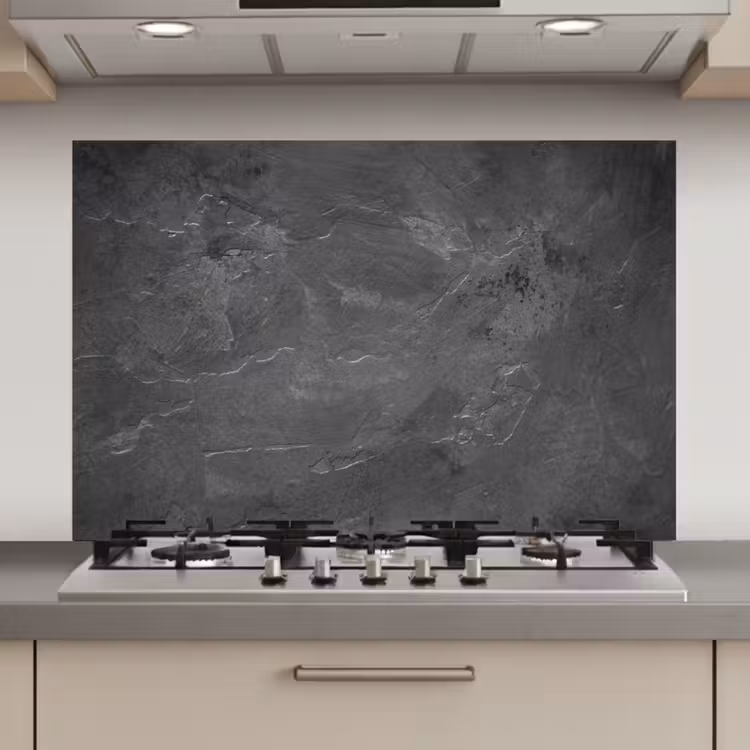 Spatscherm keuken - Vergeten Betonnen Canvas