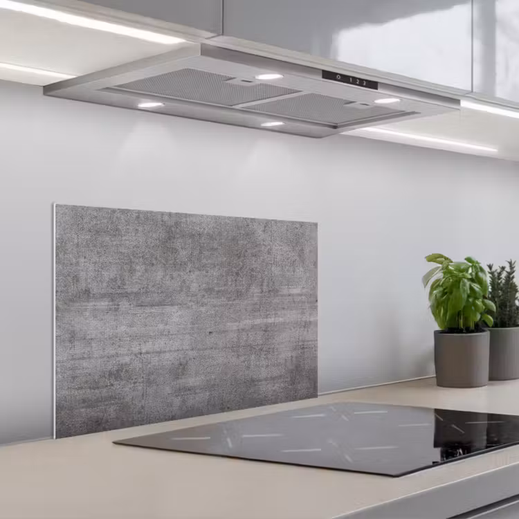 Spatscherm keuken - Verweerd Betonnen Doek — 5