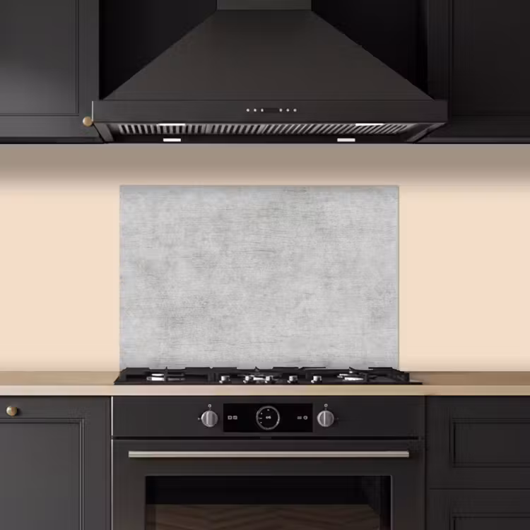 Spatscherm keuken - Betonlook Grijs — 2