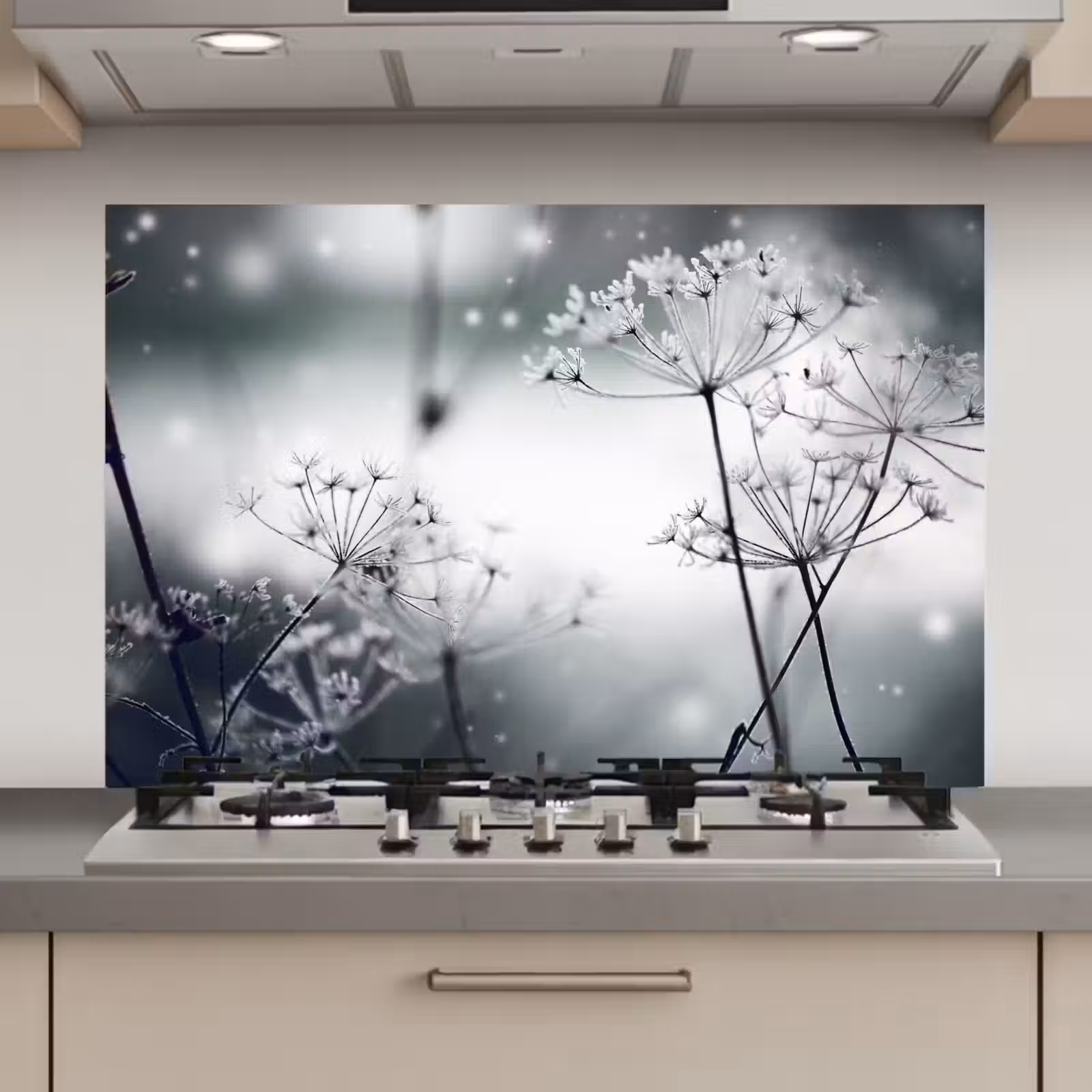 Spatscherm keuken - Winterse Fluisteringen — 1
