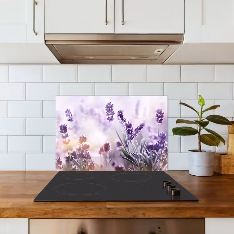 Spatscherm keuken - Lavendel Lichtspel — 6