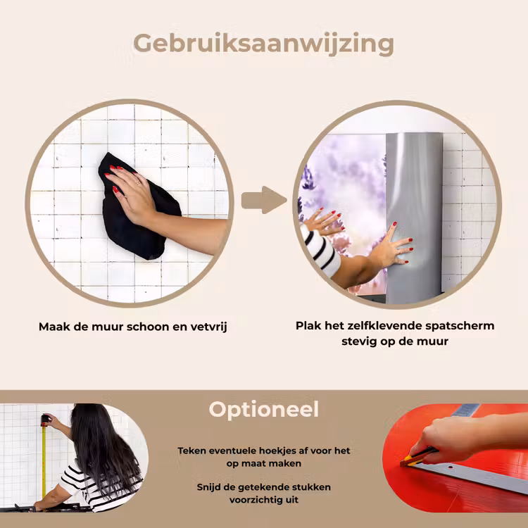 Spatscherm keuken - Lavendel Lichtspel — 8