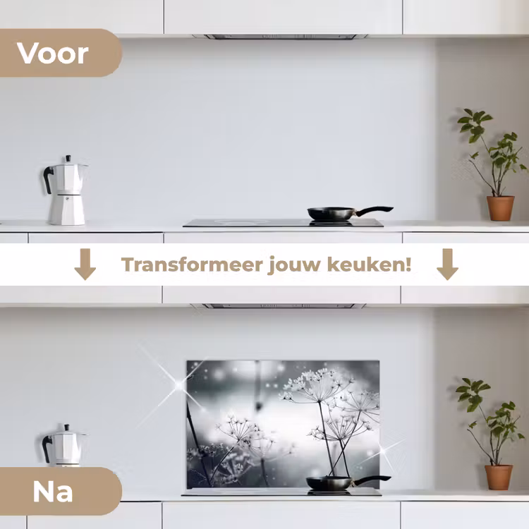 Spatscherm keuken - Winterse Fluisteringen — 3