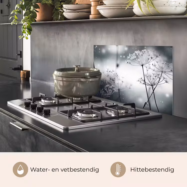 Spatscherm keuken - Winterse Fluisteringen — 7