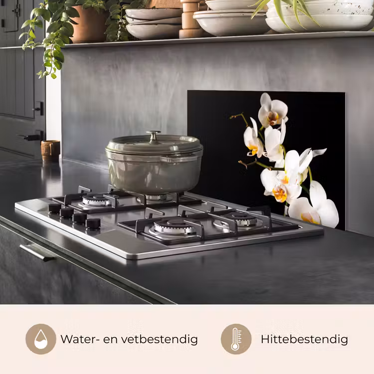 Spatscherm keuken - Orchidee - Bloemen - Planten - Botanisch — 7