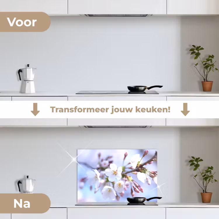 Spatscherm keuken - Lente Ontwaken — 3