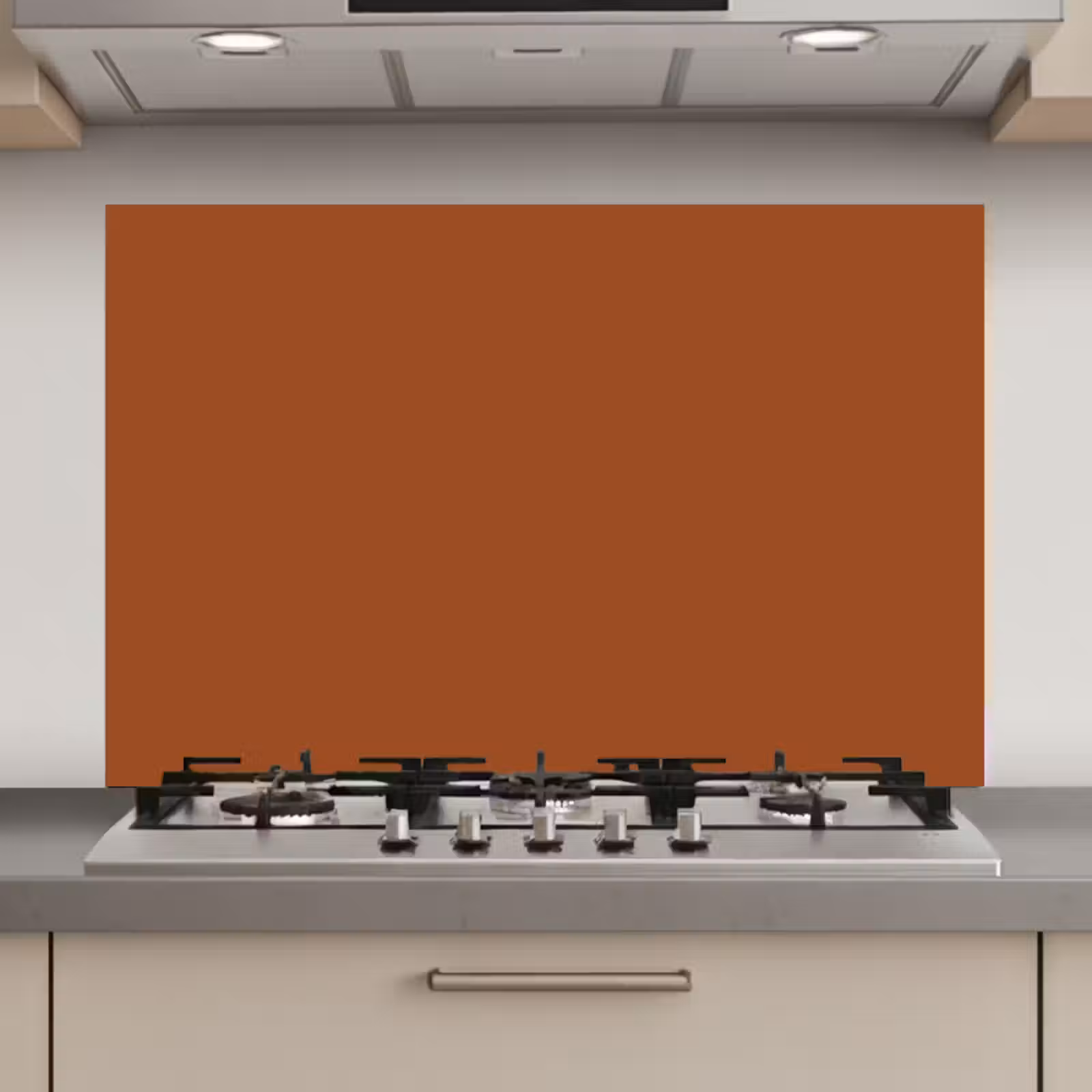 Spatscherm keuken - Terracotta - Bruin - Palet - Effen - Kleuren - Kleur — 1