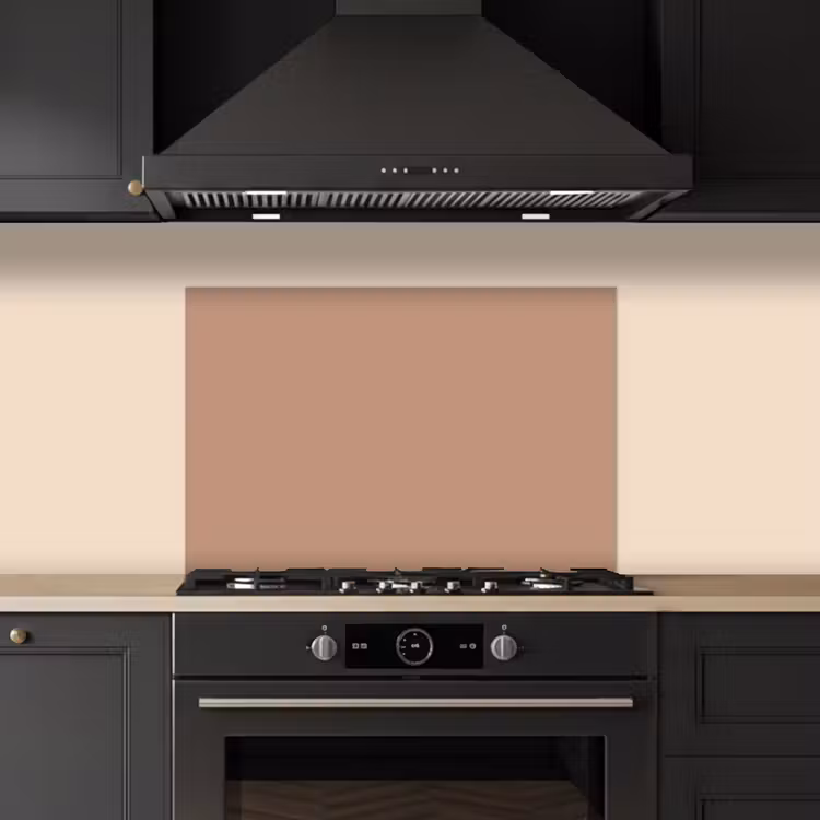Spatscherm keuken - Beige - Kleur - Roze — 2