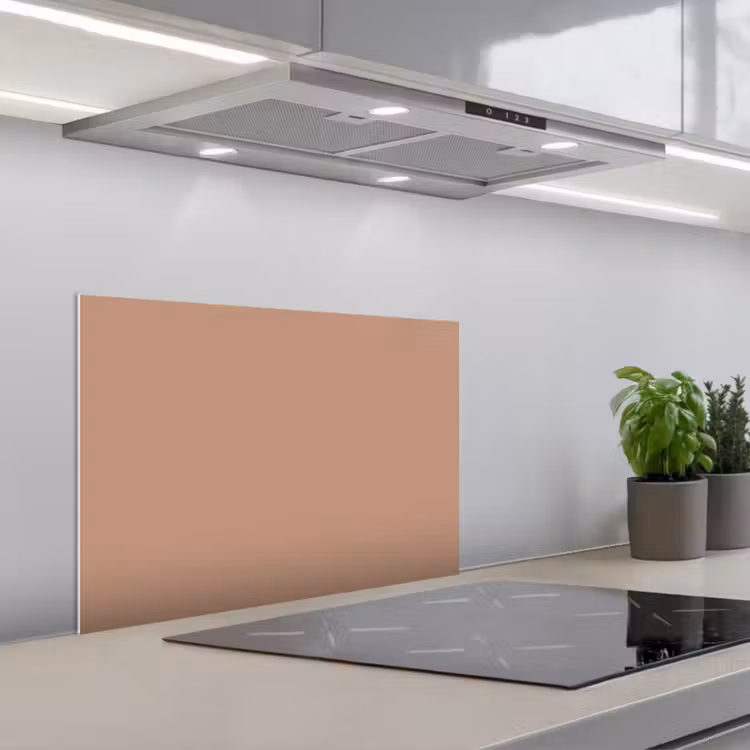 Spatscherm keuken - Beige - Kleur - Roze — 5
