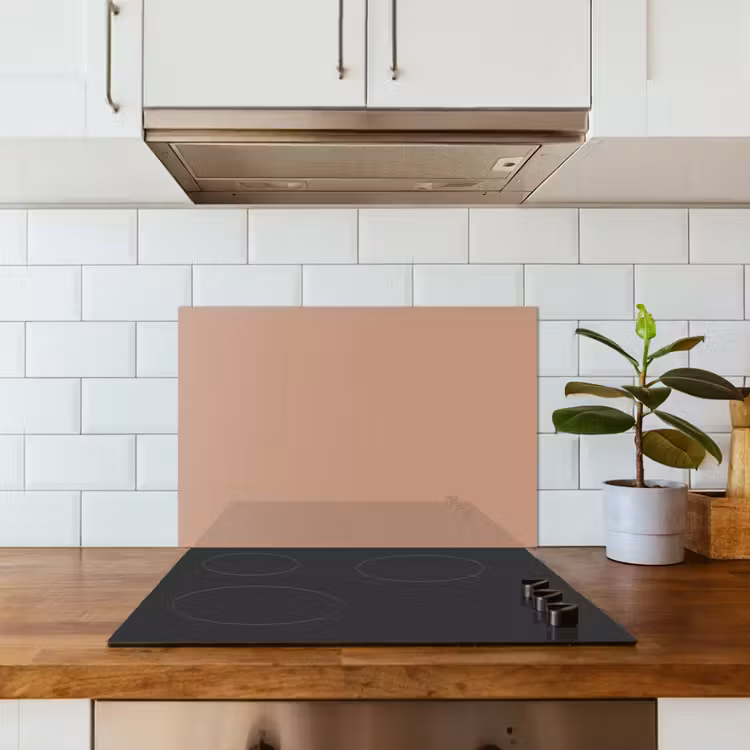 Spatscherm keuken - Beige - Kleur - Roze — 6