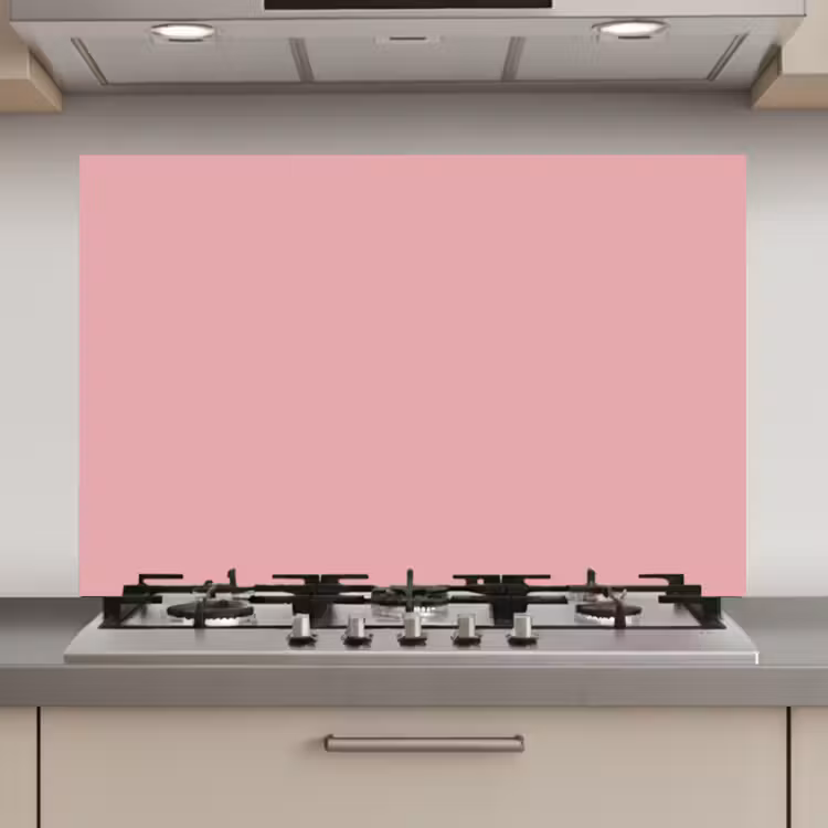Spatscherm keuken - Roze - Kleuren - Interieur - Effen - Kleur — 1