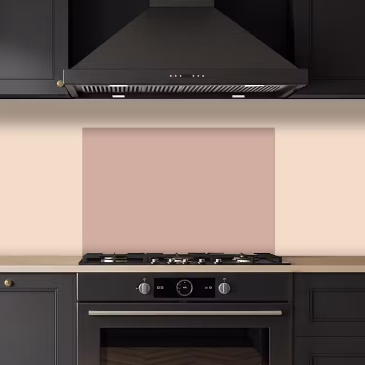 Spatscherm keuken - Roze - Palet - Oud - Effen - Oudroze — 2