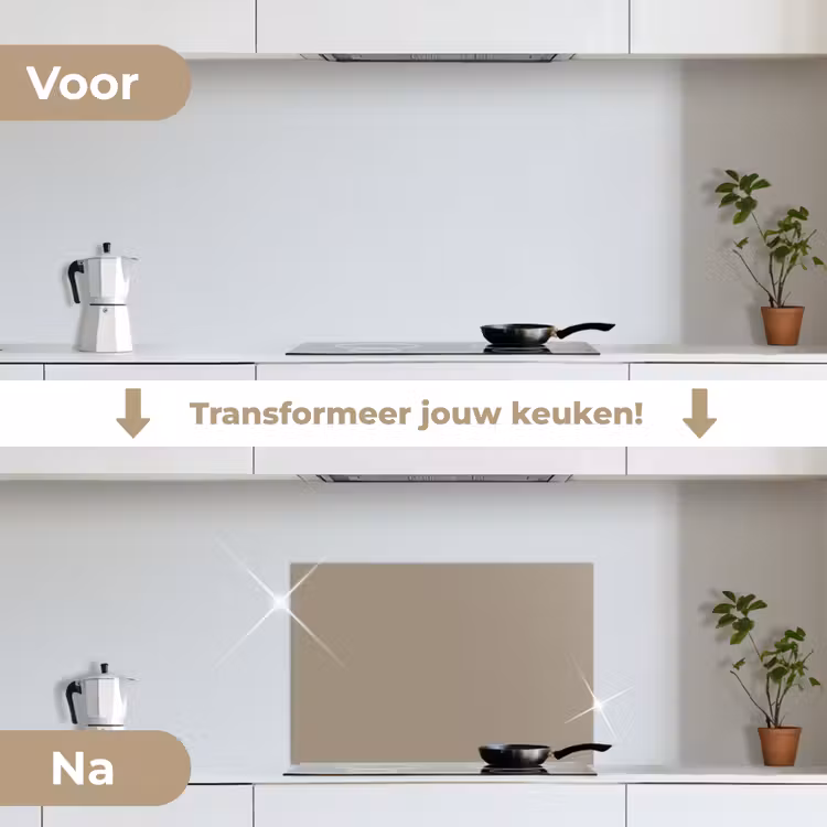 Spatscherm keuken - Interieur - Kleuren - Beige — 3