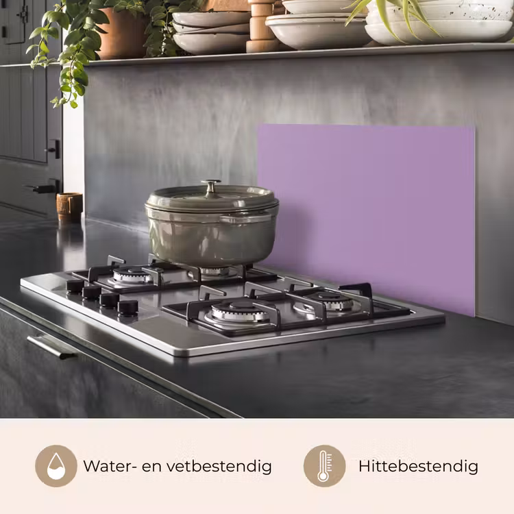 Spatscherm keuken - Interieur - Paars - Kleuren - Paarse - Kleur - Effen — 7