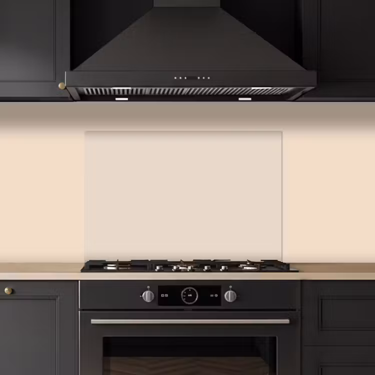 Spatscherm keuken - Beige - Effen kleur — 2