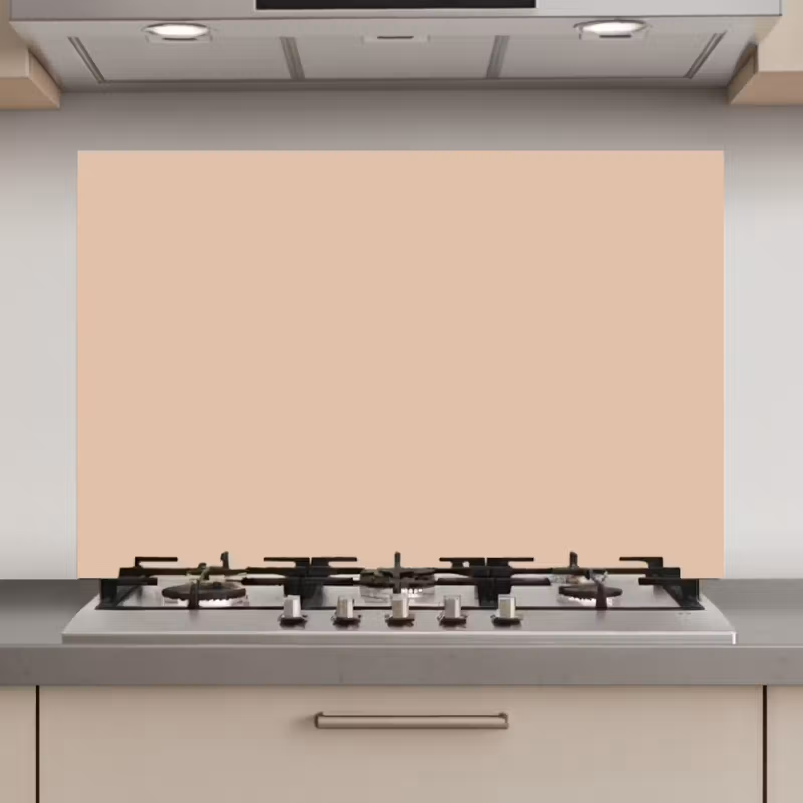 Spatscherm keuken - Beige - Kleuren - Effen — 1
