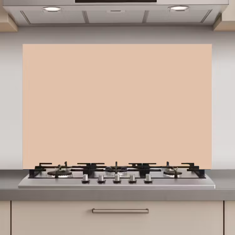 Spatscherm keuken - Beige - Kleuren - Effen — 1