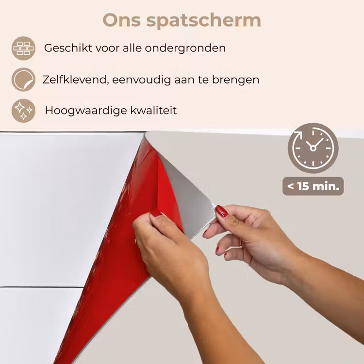 Spatscherm keuken - Grijs - Licht - Herfst — 4