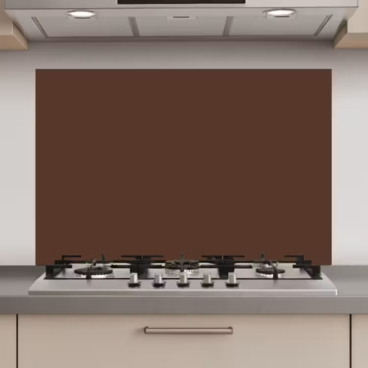 Spatscherm keuken - Bruin - Donker - Kleuren — 1