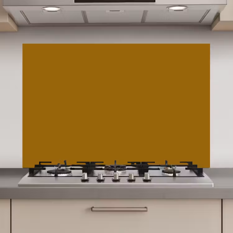Spatscherm keuken - Goud - Luxe - Interieur — 1