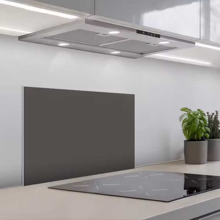 Spatscherm keuken - Grijs - Kleuren - Effen — 5