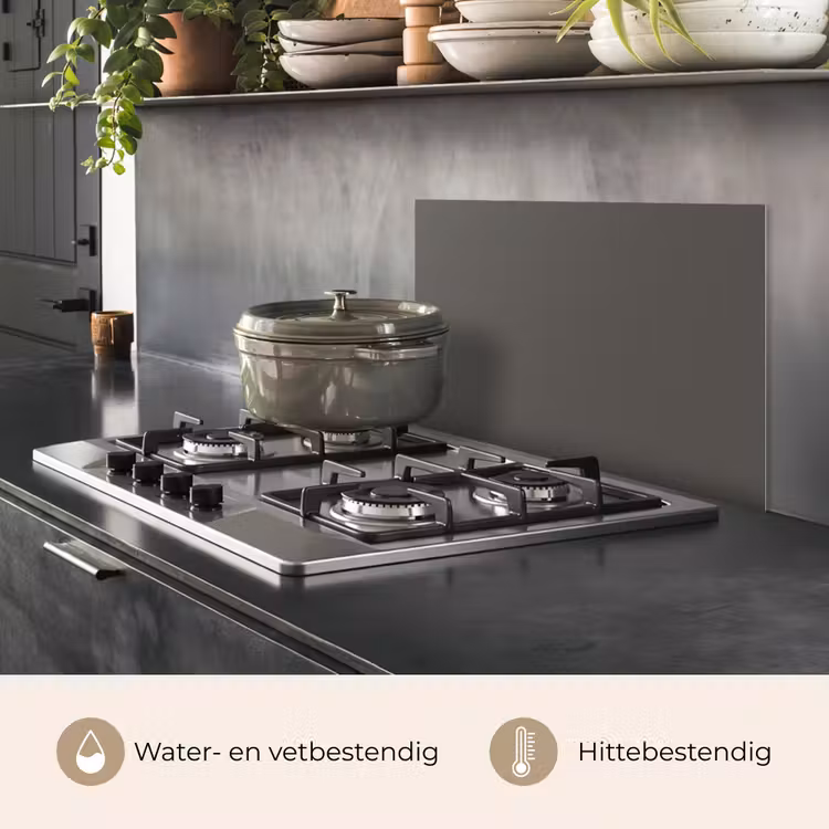 Spatscherm keuken - Grijs - Kleuren - Effen — 7