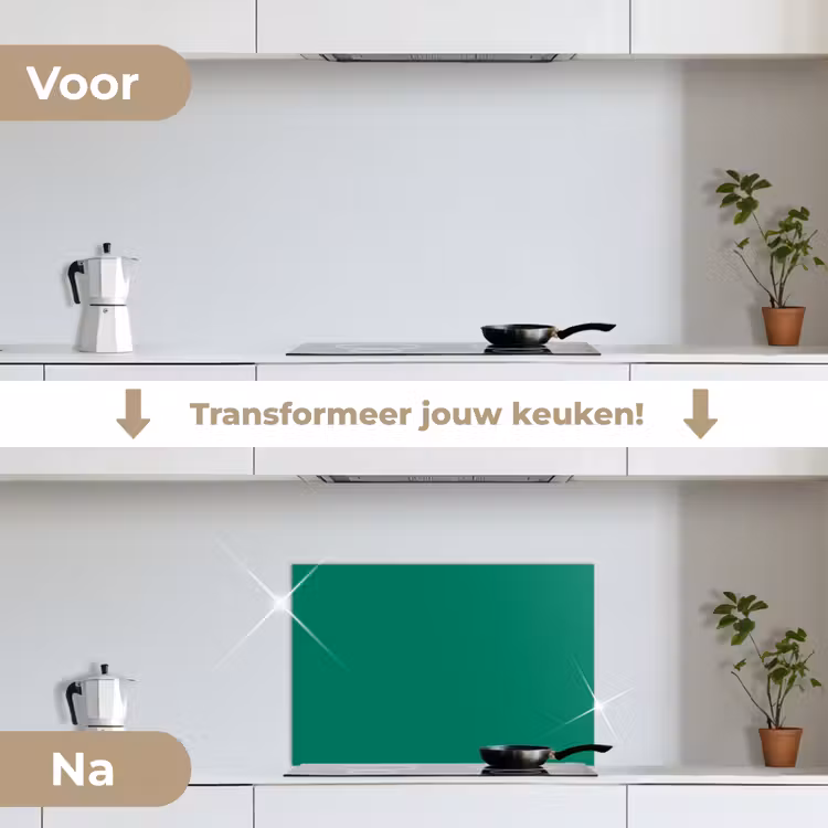 Spatscherm keuken - Groen - Bos - Kleuren — 3
