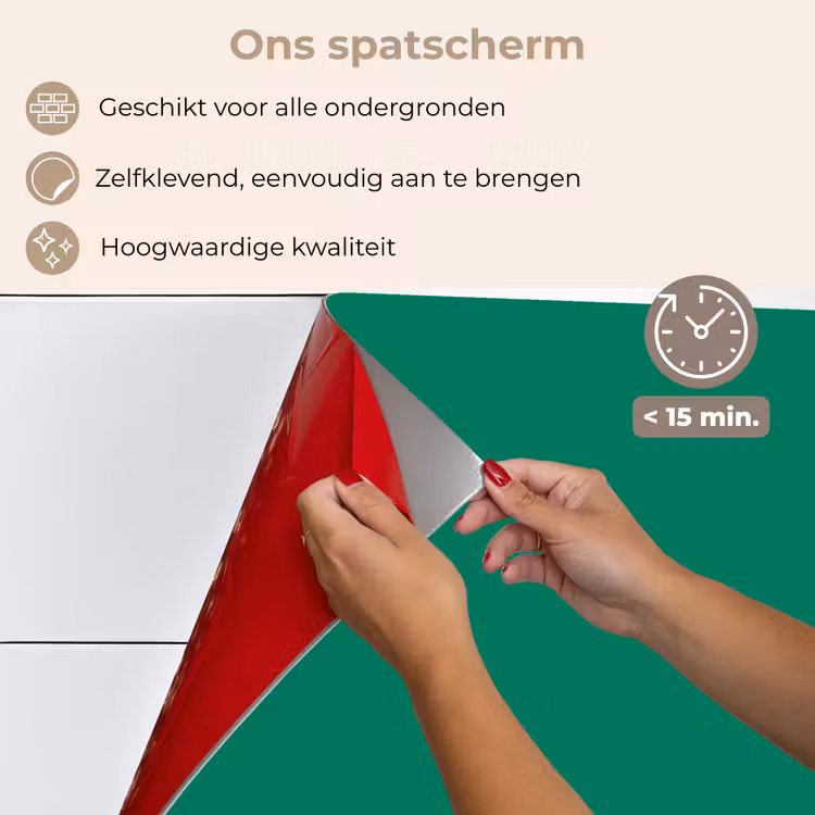 Spatscherm keuken - Groen - Bos - Kleuren — 4