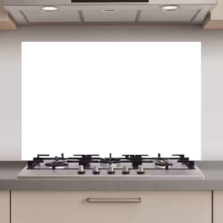 Spatscherm keuken - Wit - Kleuren - Neutraal — 1