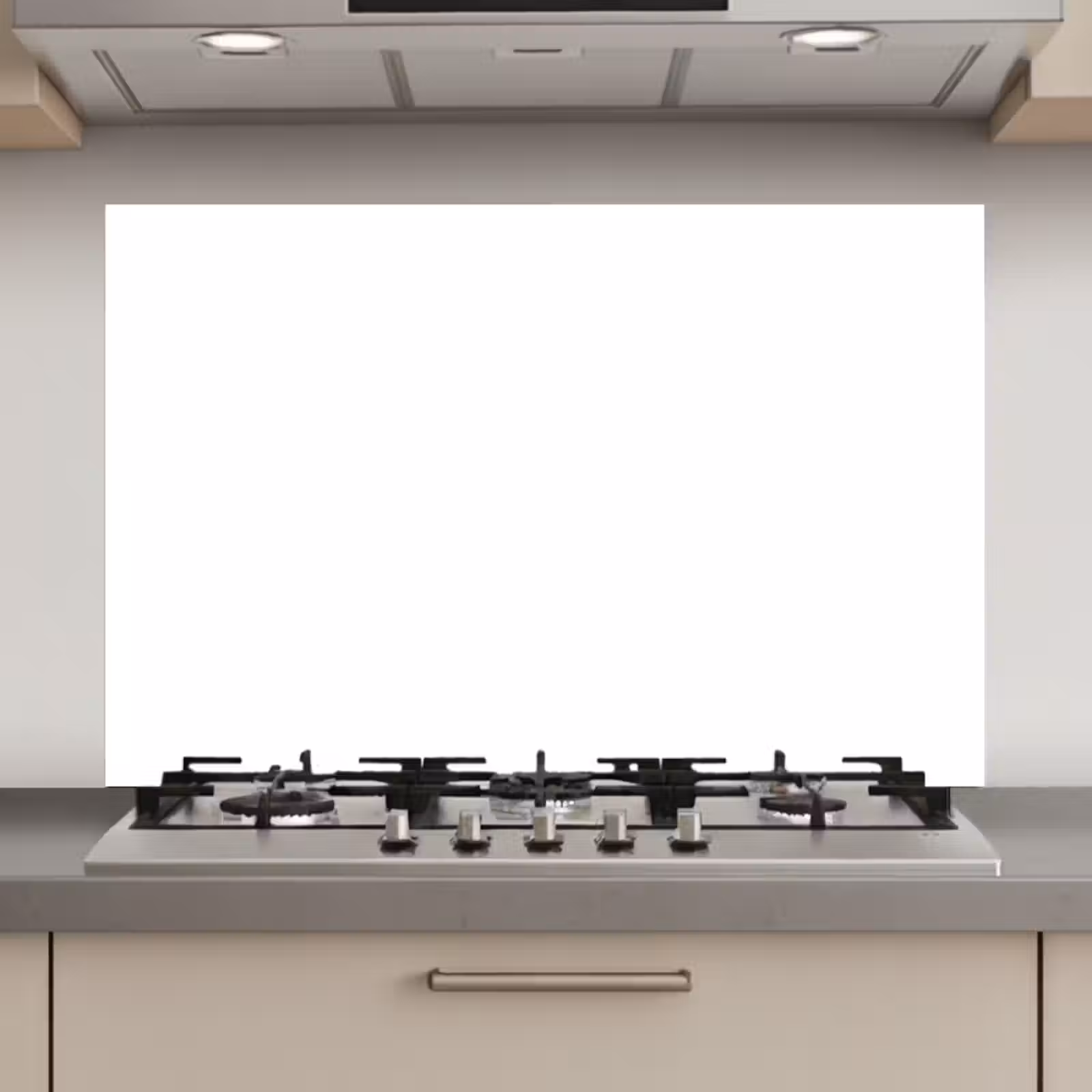 Spatscherm keuken - Zuivere Witheid — 1