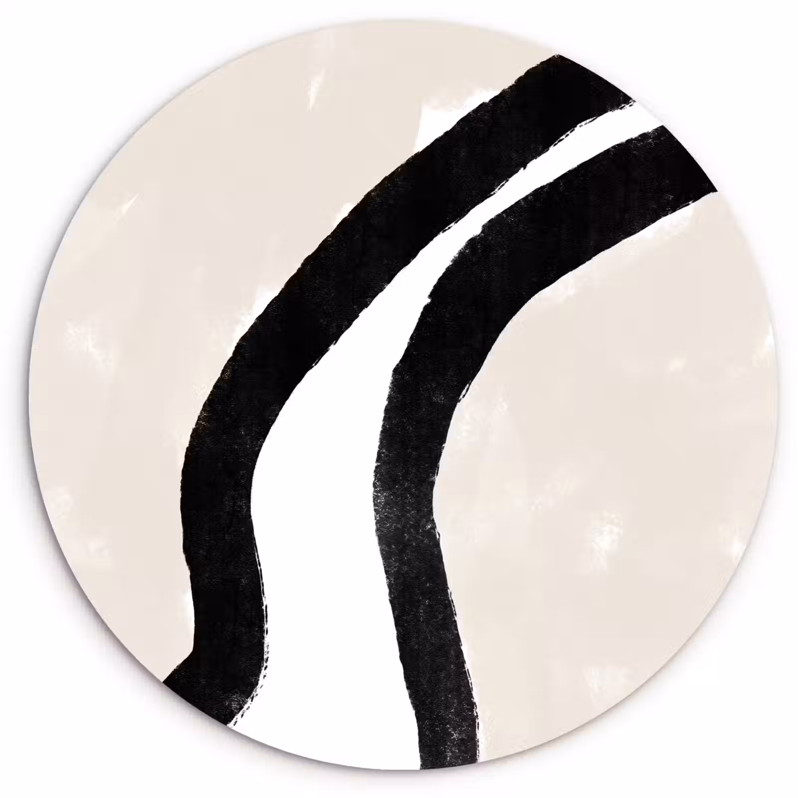 Muurcirkel - Abstract - Lijn - Design - Pastel — 1