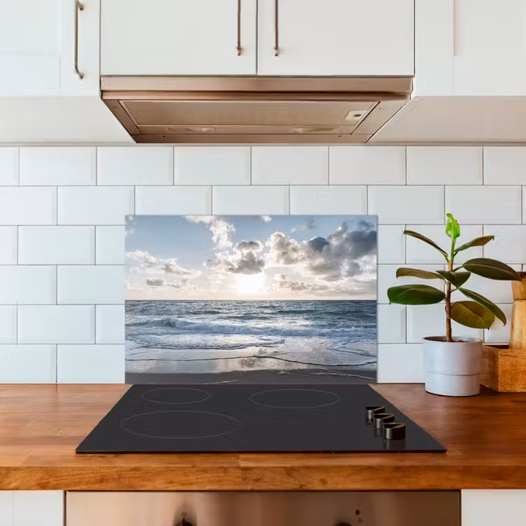 Spatscherm keuken - Zee - Wolken - Duitsland — 6