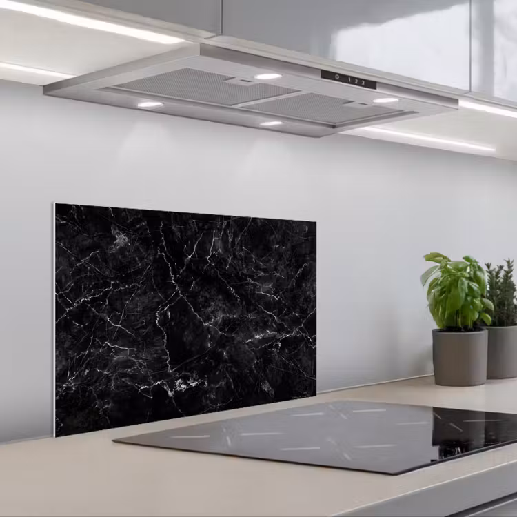 Spatscherm keuken - Marmer - Keramiek - Lijn — 5