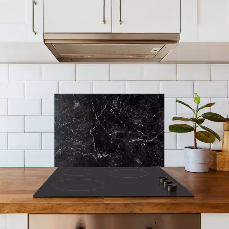 Spatscherm keuken - Marmer - Keramiek - Lijn — 6