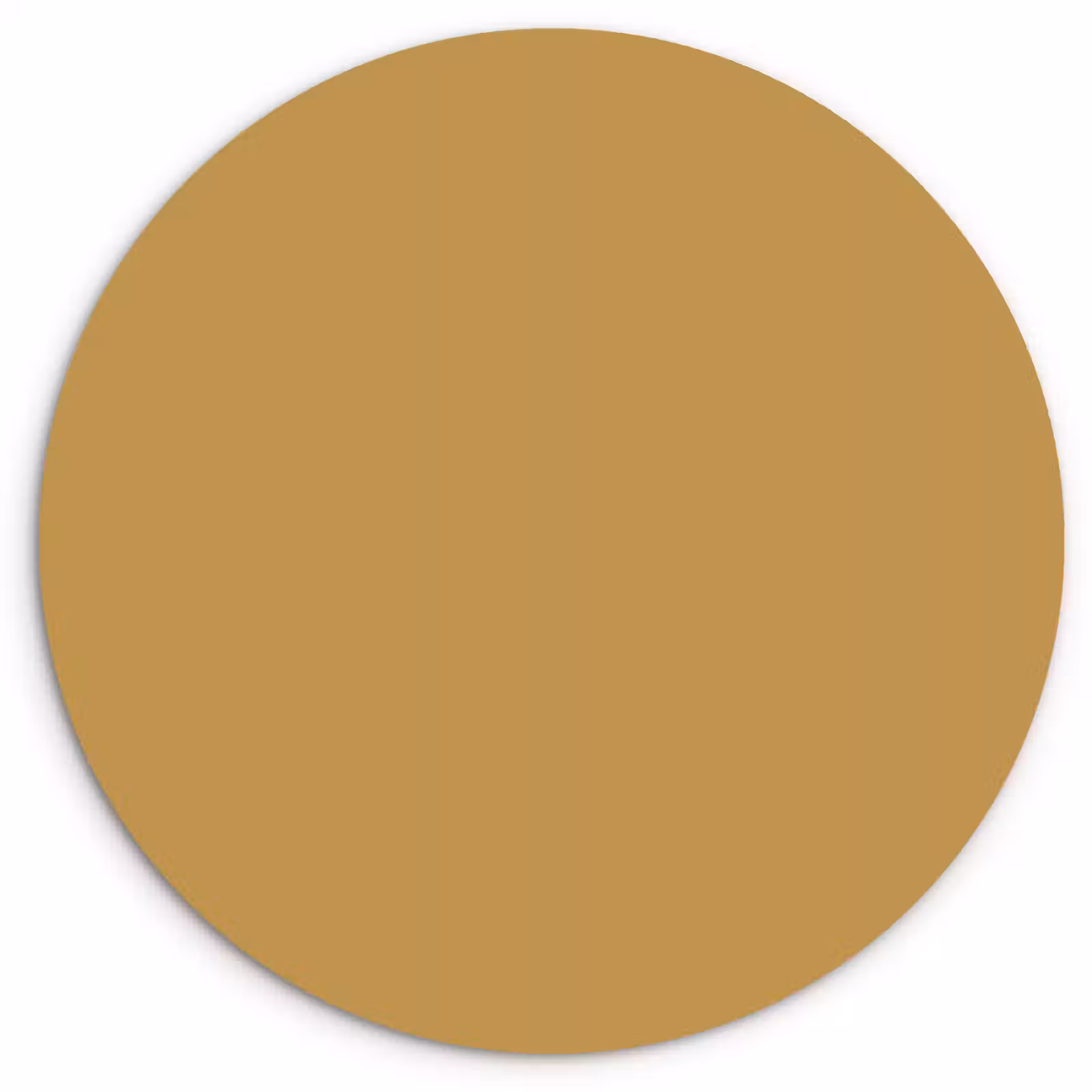 Muurcirkel - Okergeel - Kleur - Herfst - Geel - Effen - Kleuren — 1
