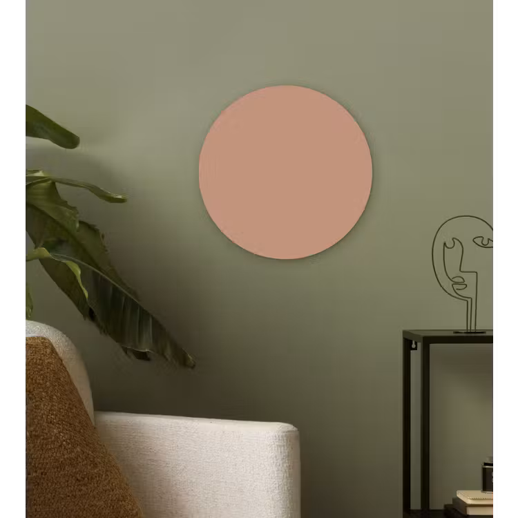Muurcirkel - Beige - Kleur - Roze — 3