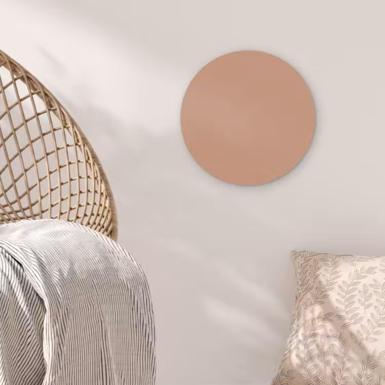Muurcirkel - Beige - Kleur - Roze — 5