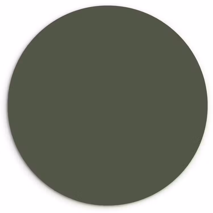 Muurcirkel - Groen - Effen kleur - Olijfgroen — 1