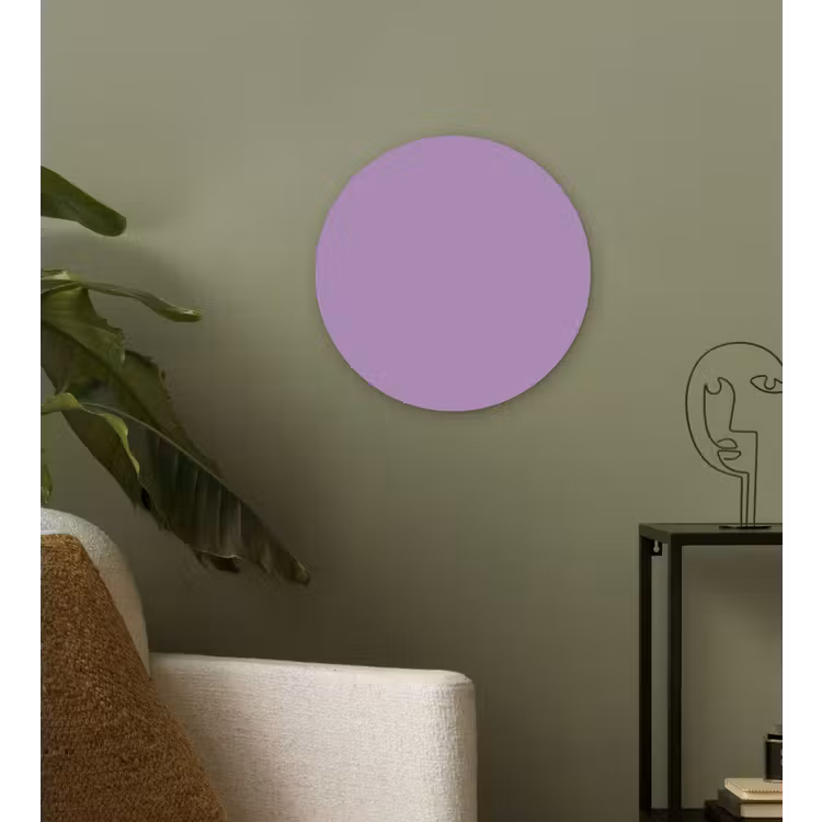 Muurcirkel - Interieur - Paars - Kleuren - Paarse - Kleur - Effen — 3