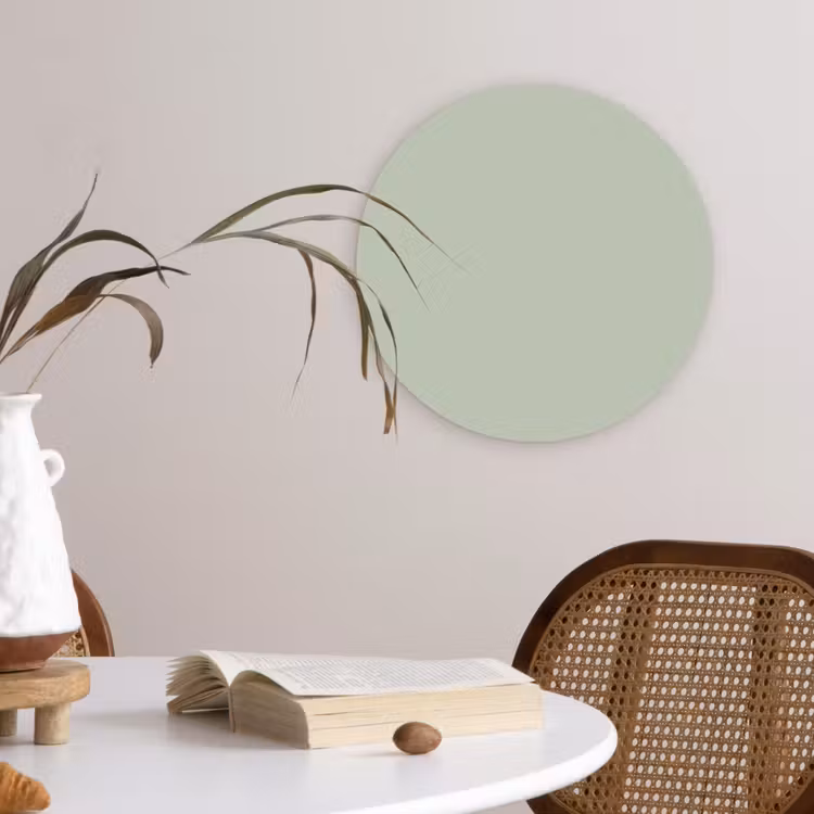 Muurcirkel - Mintgroen - Effen kleur — 4