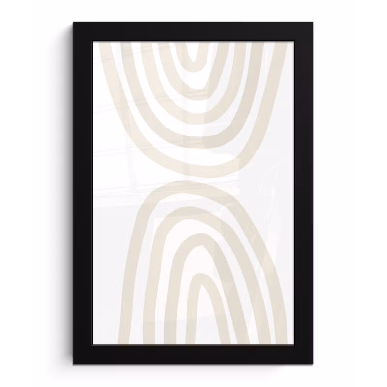 Poster met lijst - Regenboog - Pastel - Design - Abstract — 1